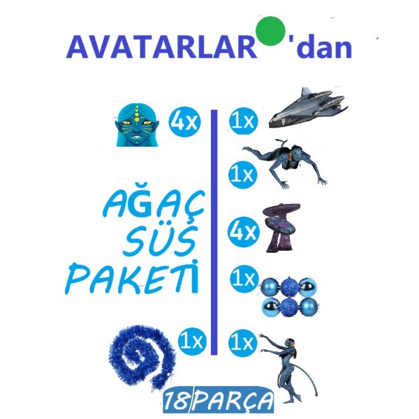 Avatarlardan Yılbaşı Süsü Paketi